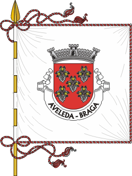 Estandarte da freguesia de Aveleda