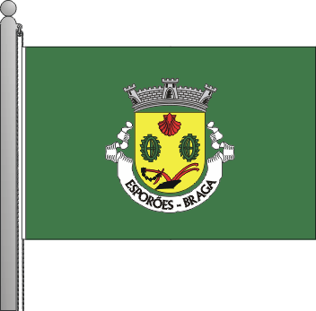 Bandeira da freguesia de Espores