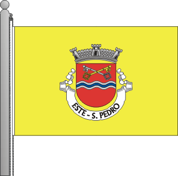 Bandeira da freguesia de So Pedro de Este
