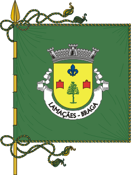 Estandarte da freguesia de Lamaçães