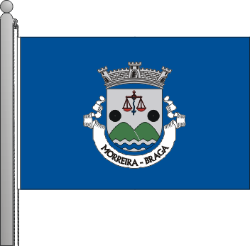 Bandeira da freguesia de Morreira