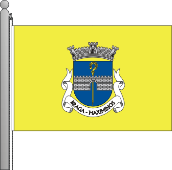 Bandeira da freguesia de Maximinos