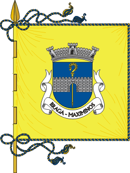 Estandarte da freguesia de Maximinos