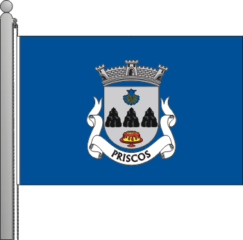 Bandeira da freguesia de Priscos