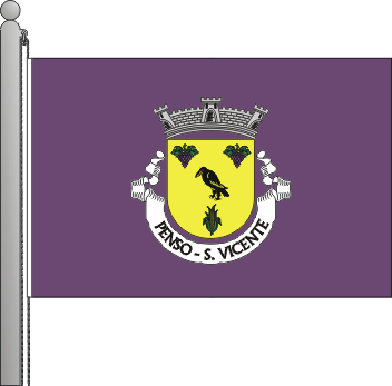 Bandeira da freguesia de So Vicente do Penso
