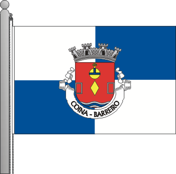 Bandeira da freguesia de Coina