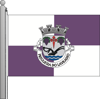 Bandeira da freguesia do Lavradio