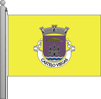 Bandeira da freguesia de Castelo Viegas