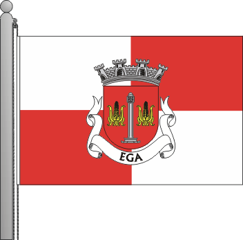 Bandeira da freguesia de Ega