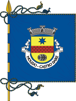 Estandarte da freguesia de Moledo