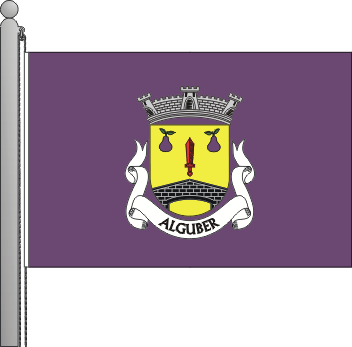 Bandeira da freguesia de Alguber