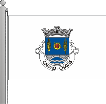 Bandeira da freguesia de Calvo