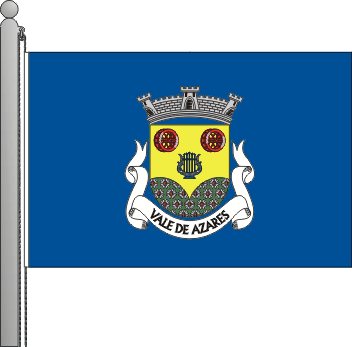 Bandeira da freguesia de Vale de Azares