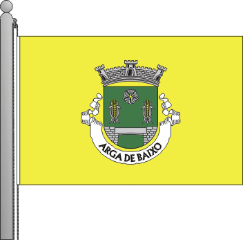 Bandeira da freguesia de Arga de Baixo