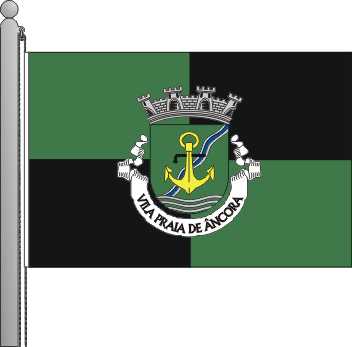 Bandeira da freguesia de Vila Praia de ncora