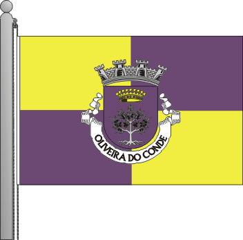 Bandeira da freguesia de Oliveira do Conde