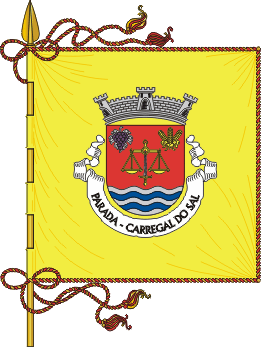 Estandarte da freguesia de Parada