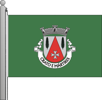 Bandeira da Freguesia de Crato e Mrtires