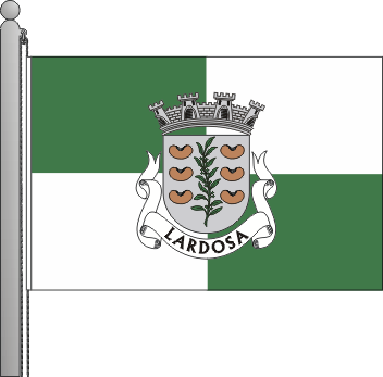 Bandeira da freguesia de Lardosa