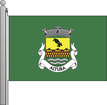 Bandeira da freguesia de Altura