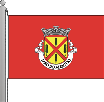 Bandeira da freguesia de Faro do Alentejo
