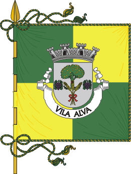 Estandarte da freguesia de Vila Alva