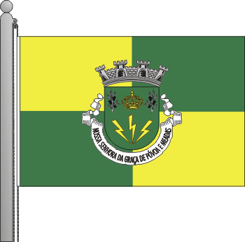 Bandeira da freguesia de Nossa Senhora de Pvoa e Meadas