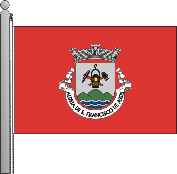 Bandeira da freguesia de São Francisco de Assis