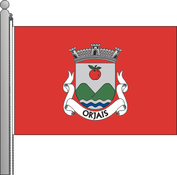 Bandeira da freguesia de Orjais