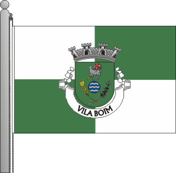 Bandeira da freguesia de Vila Boim