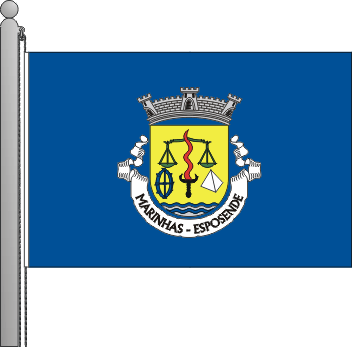 Bandeira da freguesia de Marinhas
