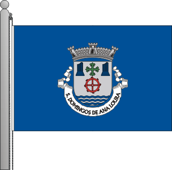Bandeira da freguesia de So Domingos de Ana Loura
