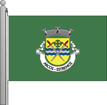 Bandeira da freguesia de Arcos