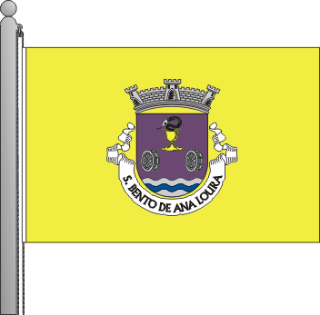 Bandeira da freguesia de So Bento de Ana Loura