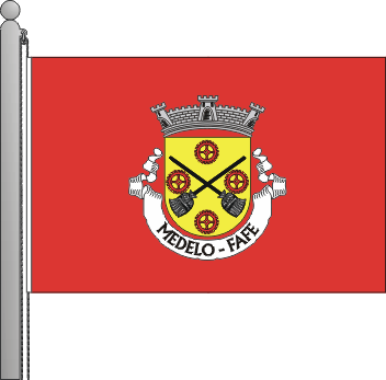 Bandeira da freguesia de Medelo