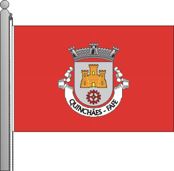 Bandeira da freguesia de Quinches