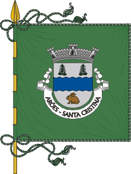 Estandarte da freguesia de Santa Cristina de Arões