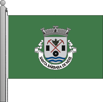 Bandeira da freguesia de Santa Bárbara de Nexe