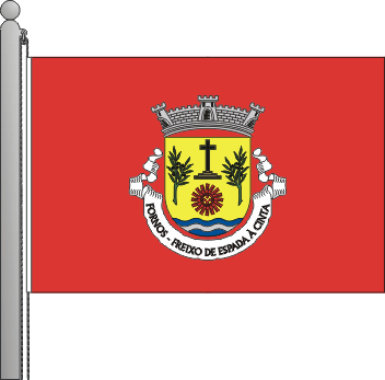 Bandeira da freguesia de Fornos