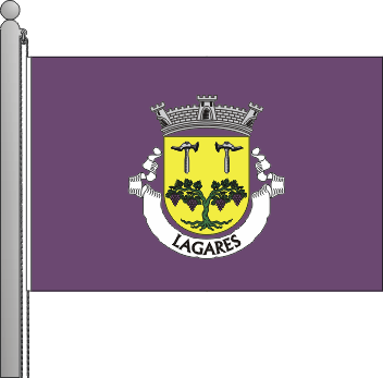 Bandeira da freguesia de Lagares
