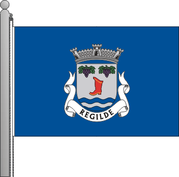 Bandeira da freguesia de Regilde