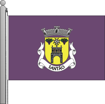 Bandeira da freguesia de Santo