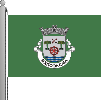 Bandeira da freguesia de Souto da Casa