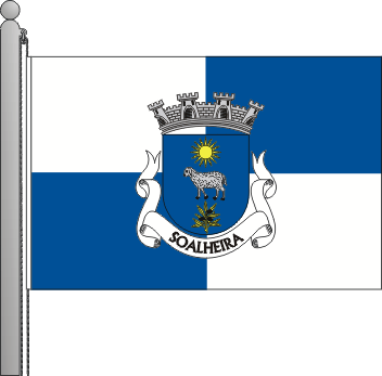 Bandeira da freguesia de Soalheira
