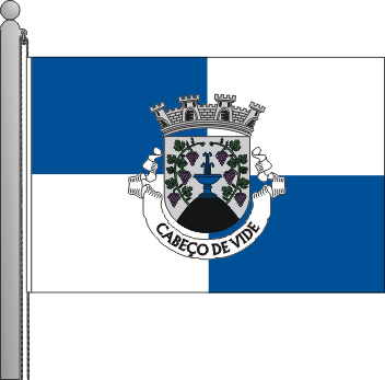 Bandeira da freguesia de Cabeo de Vide 