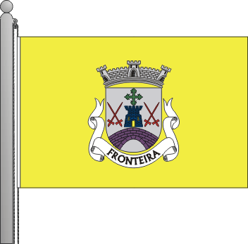 Bandeira da freguesia de Fronteira