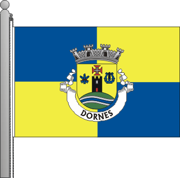 Bandeira da freguesia de Dornes