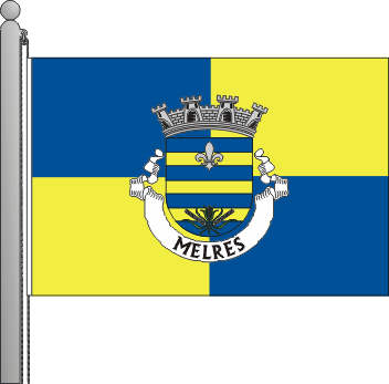 Bandeira da freguesia de Melres