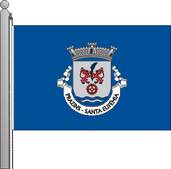 Bandeira da freguesia de Santa Eufémia de Prazins