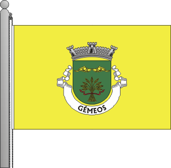 Bandeira da freguesia de Gmeos